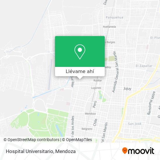 Mapa de Hospital Universitario