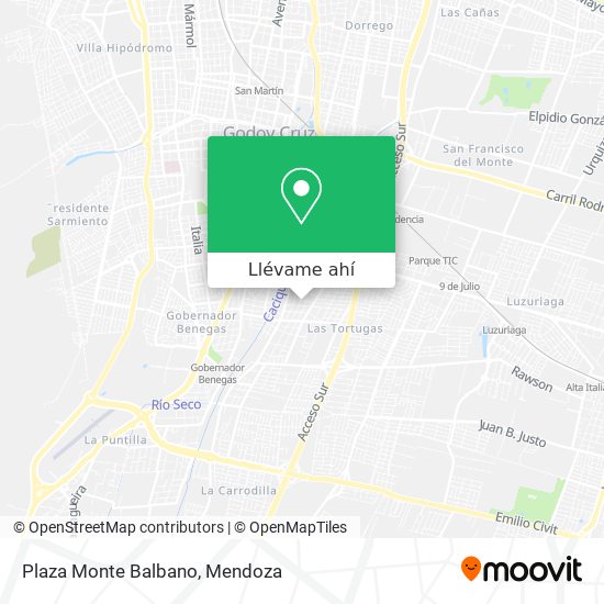 Mapa de Plaza Monte Balbano