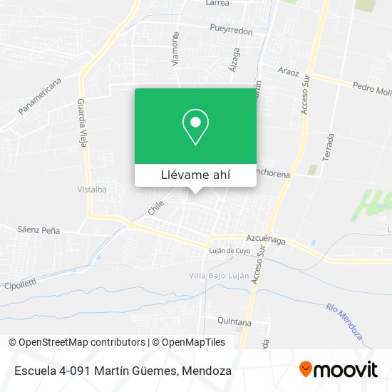 Mapa de Escuela 4-091 Martín Güemes
