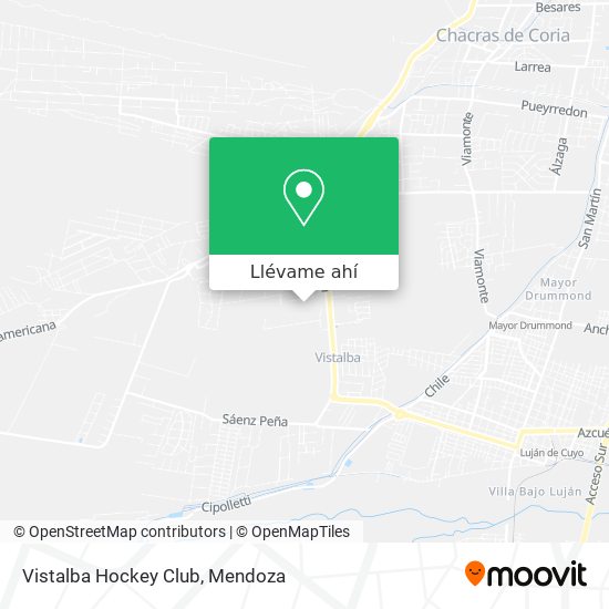 Mapa de Vistalba Hockey Club