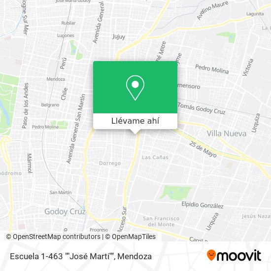 Mapa de Escuela 1-463 ""José Martí""
