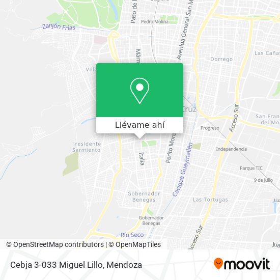 Mapa de Cebja 3-033 Miguel Lillo