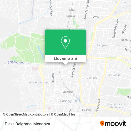 Mapa de Plaza Belgrano