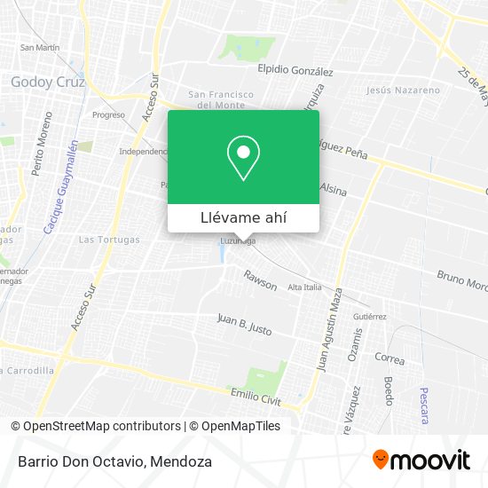 Mapa de Barrio Don Octavio