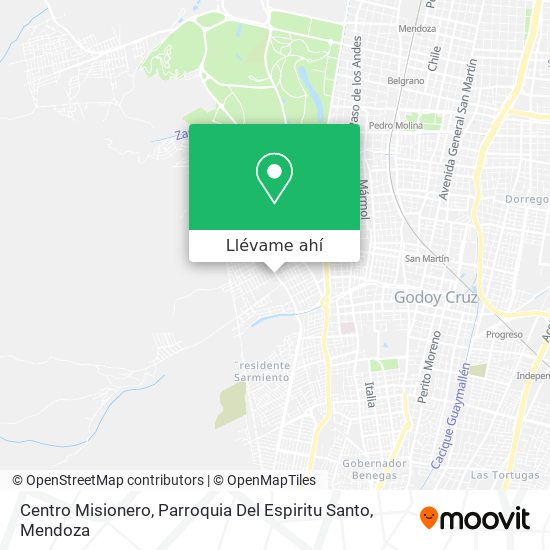 Mapa de Centro Misionero, Parroquia Del Espiritu Santo