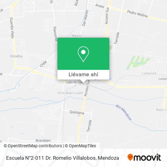 Mapa de Escuela N°2-011 Dr. Romelio Villalobos