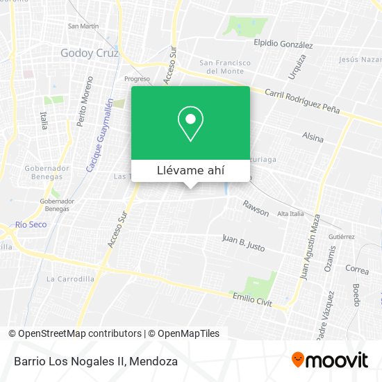 Mapa de Barrio Los Nogales II