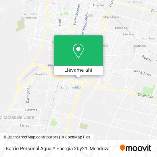 Mapa de Barrio Personal Agua Y Energia 20y21