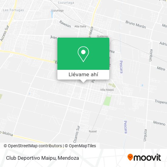 Mapa de Club Deportivo Maipu