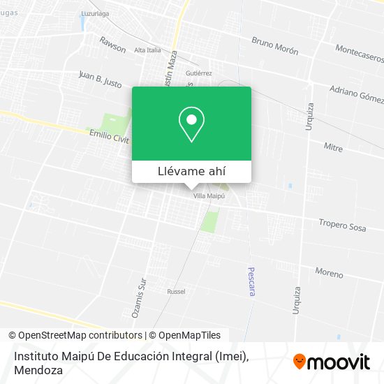 Mapa de Instituto Maipú De Educación Integral (Imei)