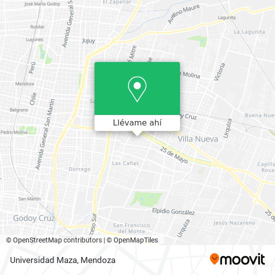 Mapa de Universidad Maza