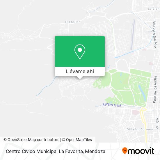 Mapa de Centro Cívico Municipal La Favorita