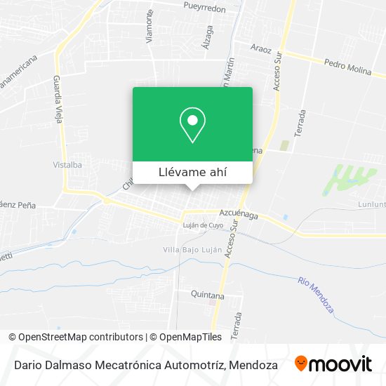 Mapa de Dario Dalmaso Mecatrónica Automotríz