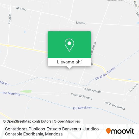 Mapa de Contadores Publicos-Estudio Benvenutti Juridico Contable Escribania
