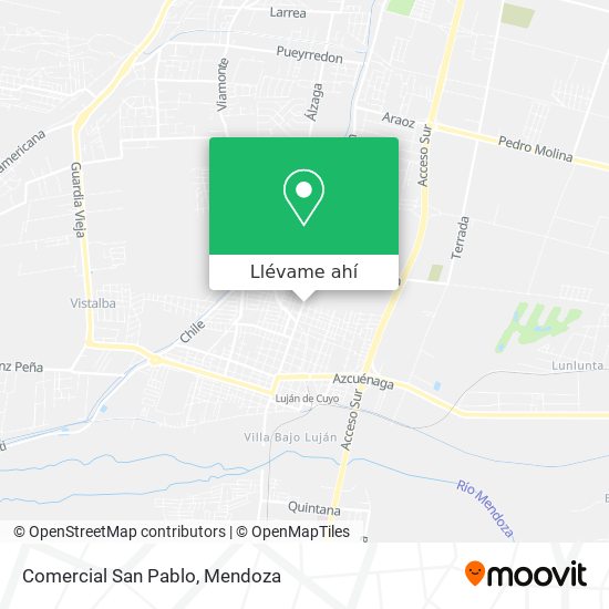 Mapa de Comercial San Pablo