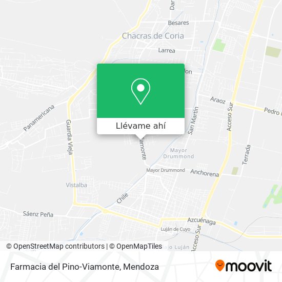 Mapa de Farmacia del Pino-Viamonte