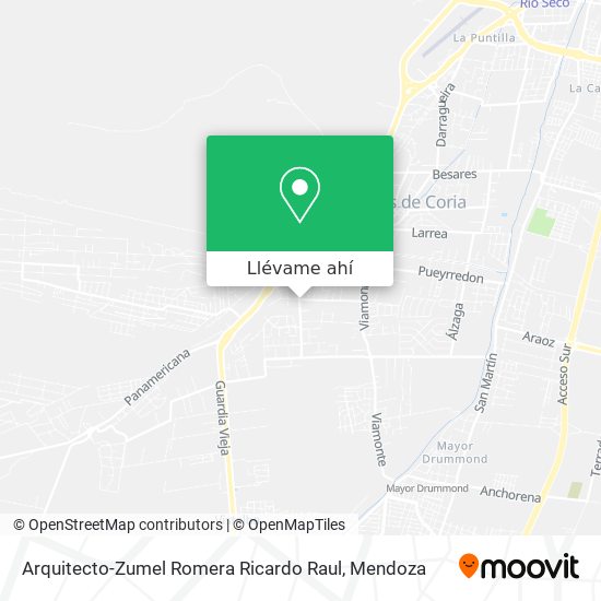 Mapa de Arquitecto-Zumel Romera Ricardo Raul