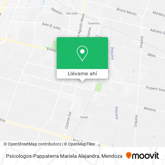 Mapa de Psicologos-Pappaterra Mariela Alejandra