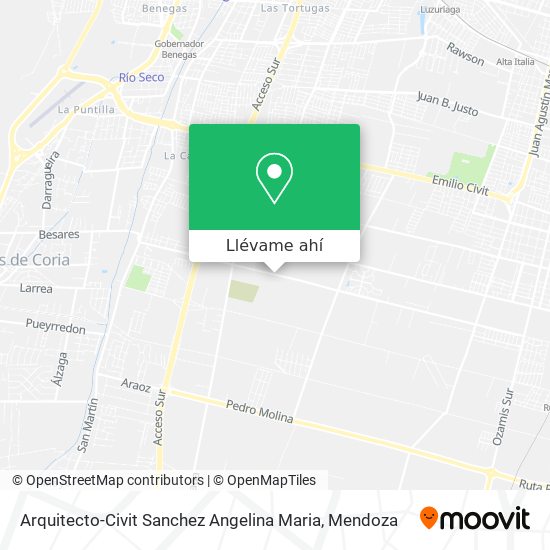 Mapa de Arquitecto-Civit Sanchez Angelina Maria