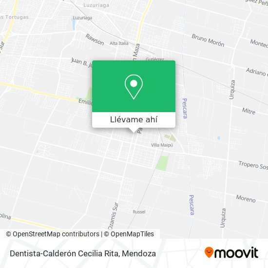 Mapa de Dentista-Calderón Cecilia Rita