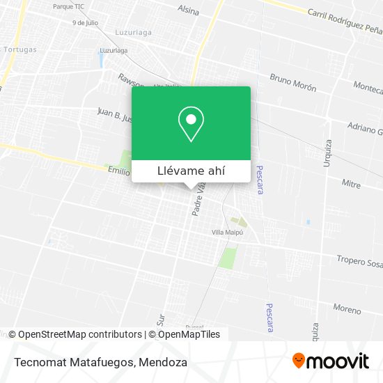 Mapa de Tecnomat Matafuegos