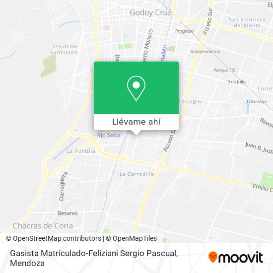 Mapa de Gasista Matriculado-Feliziani Sergio Pascual