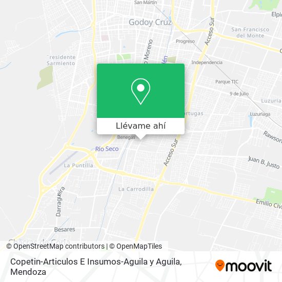 Mapa de Copetin-Articulos E Insumos-Aguila y Aguila