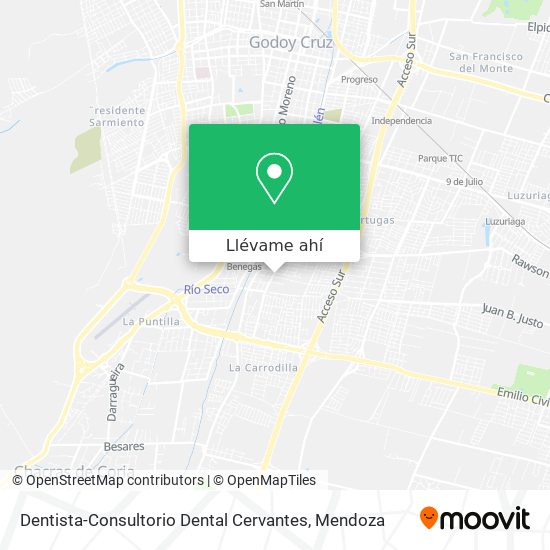 Mapa de Dentista-Consultorio Dental Cervantes