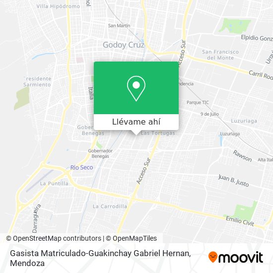 Mapa de Gasista Matriculado-Guakinchay Gabriel Hernan