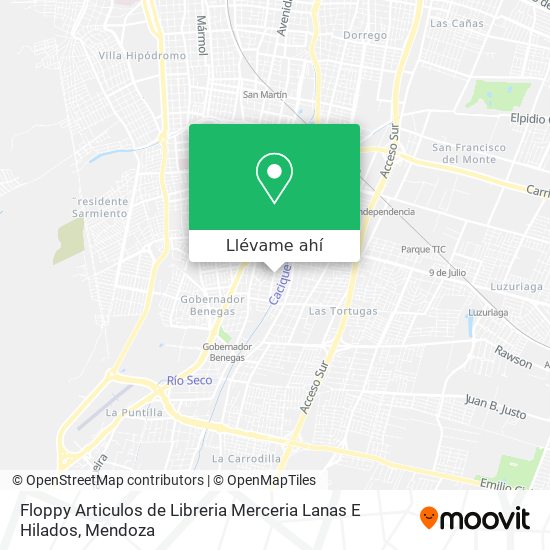 Mapa de Floppy Articulos de Libreria Merceria Lanas E Hilados