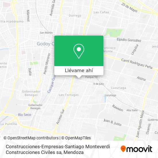 Mapa de Construcciones-Empresas-Santiago Monteverdi Construcciones Civiles sa