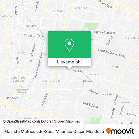 Mapa de Gasista Matriculado-Sosa Mauricio Oscar