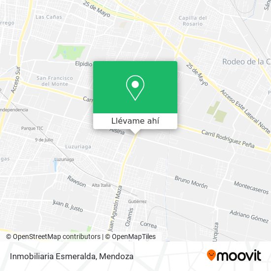 Mapa de Inmobiliaria Esmeralda