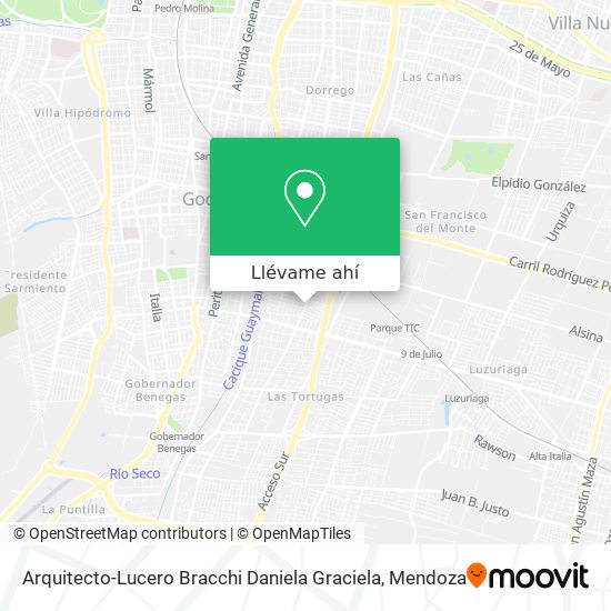 Mapa de Arquitecto-Lucero Bracchi Daniela Graciela