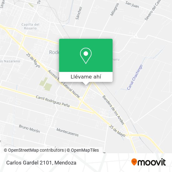 Mapa de Carlos Gardel 2101