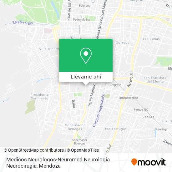 Mapa de Medicos Neurologos-Neuromed Neurologia Neurocirugia