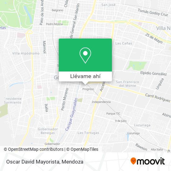Mapa de Oscar David Mayorista