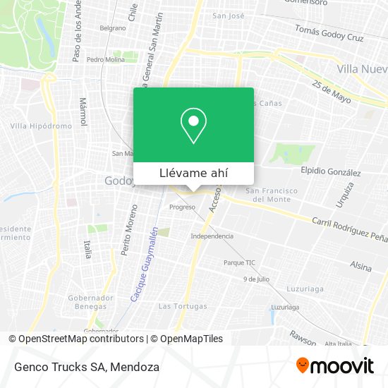 Mapa de Genco Trucks SA