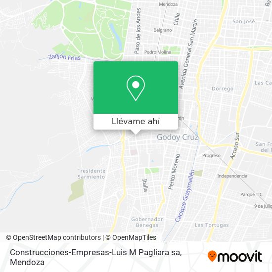 Mapa de Construcciones-Empresas-Luis M Pagliara sa