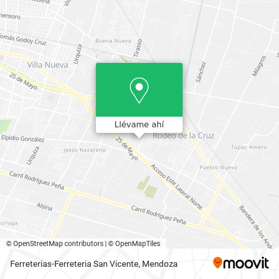 Mapa de Ferreterias-Ferreteria San Vicente