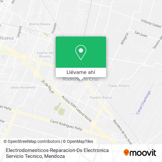 Mapa de Electrodomesticos-Reparacion-Ds Electronica Servicio Tecnico