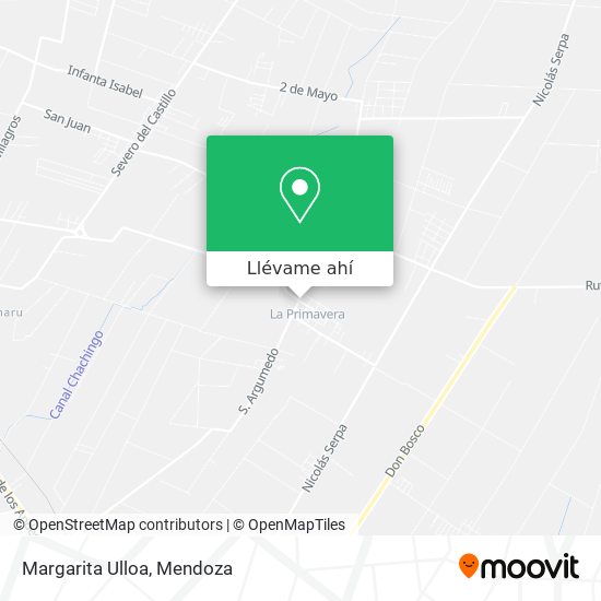 Mapa de Margarita Ulloa