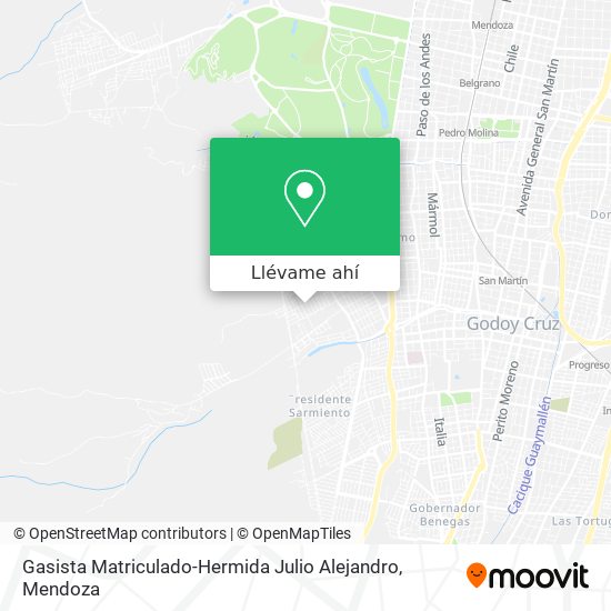 Mapa de Gasista Matriculado-Hermida Julio Alejandro