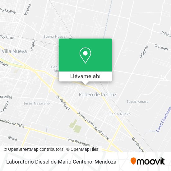 Mapa de Laboratorio Diesel de Mario Centeno