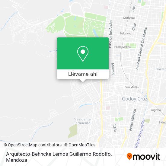 Mapa de Arquitecto-Behncke Lemos Guillermo Rodolfo