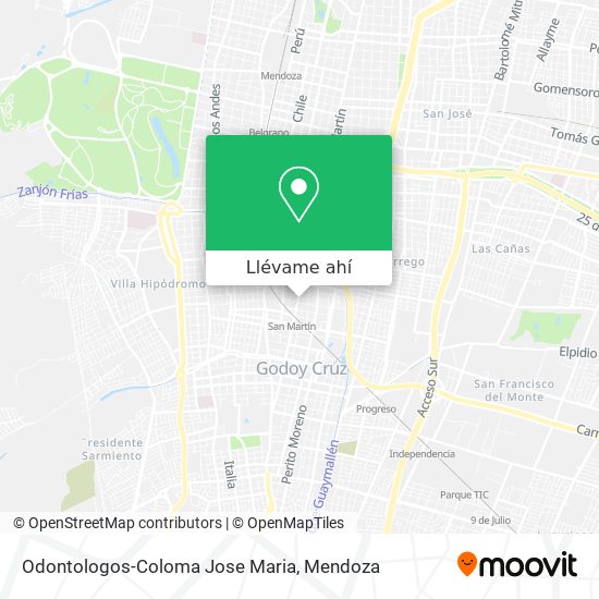 Mapa de Odontologos-Coloma Jose Maria