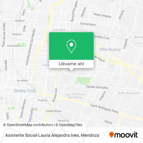Mapa de Asistente Social-Lauria Alejandra Inés