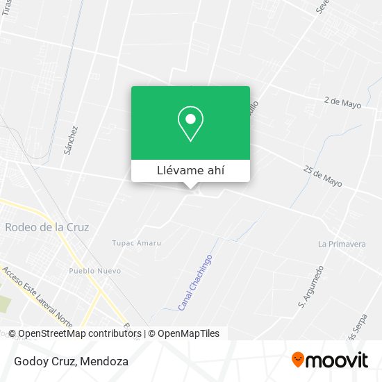 Mapa de Godoy Cruz