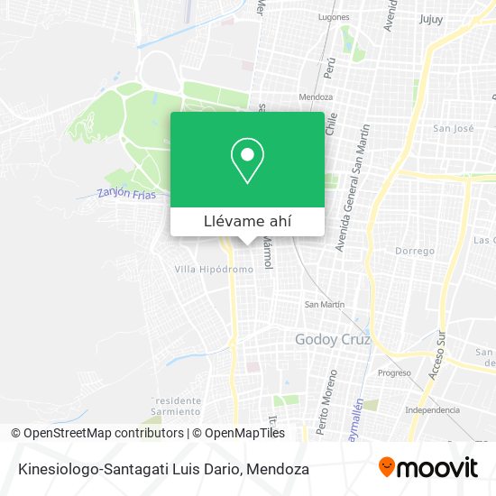 Mapa de Kinesiologo-Santagati Luis Dario