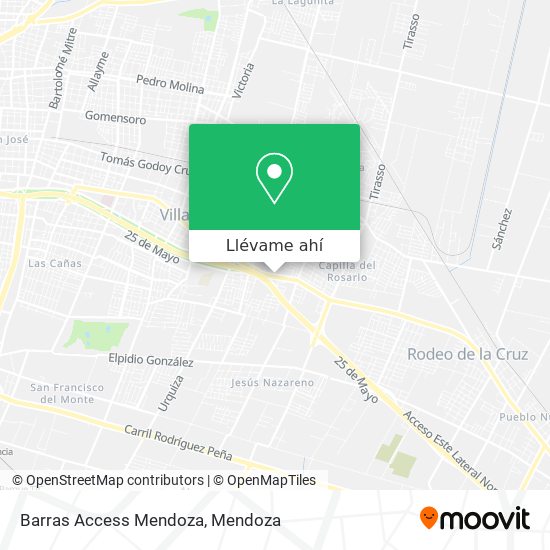 Mapa de Barras Access Mendoza